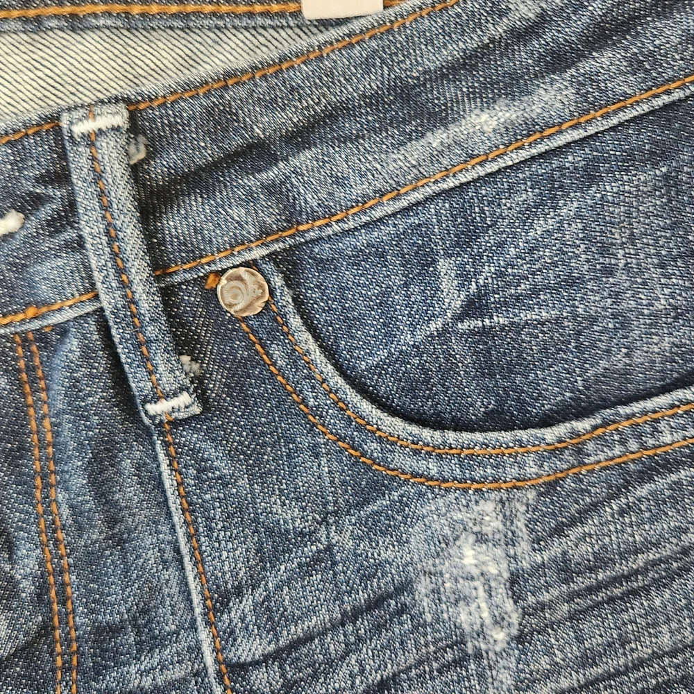 Vigoss Dark Blue Straight Leg Jeans